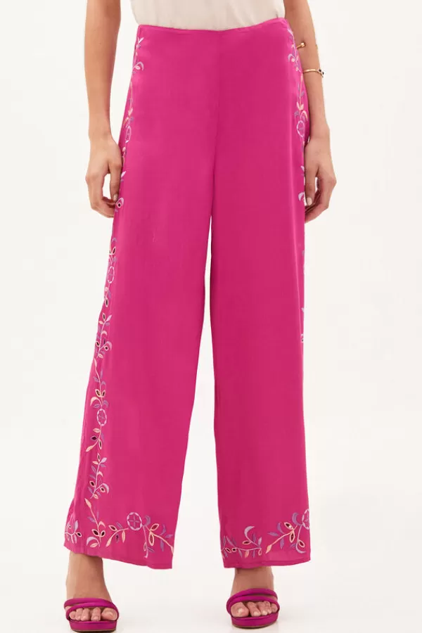 Hoss Intropia Araceli. Pantalon Fluido Bordado*Femenino Pantalones