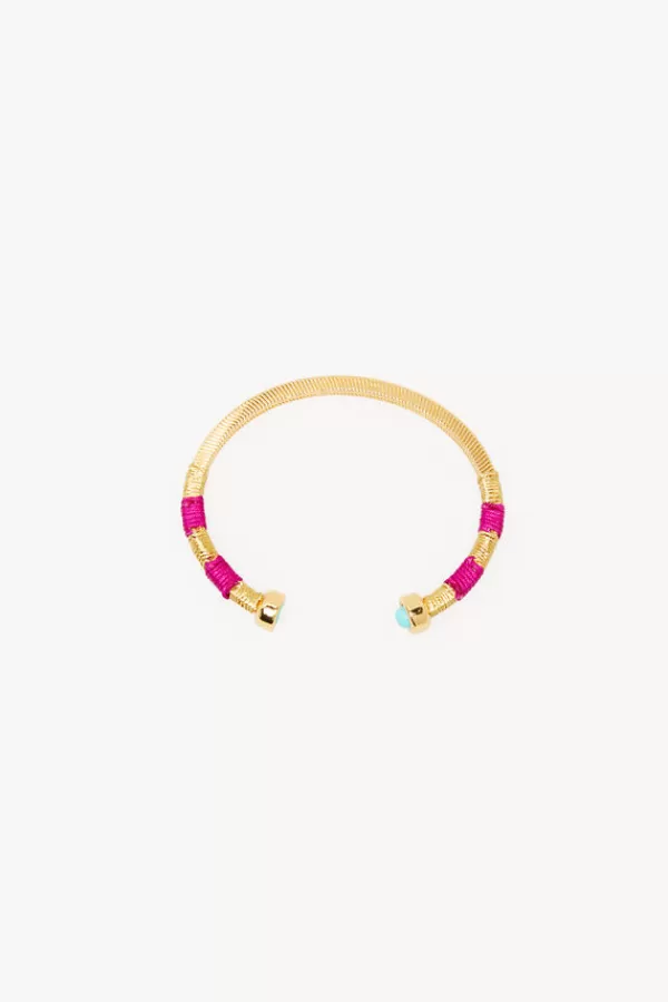 Hoss Intropia Jana Pulsera Rigida Banada En Oro*Femenino Complementos