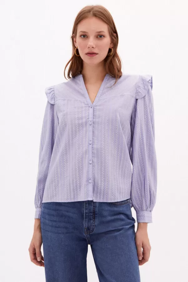 Hoss Intropia Stella Camisa En Jacquard*Femenino Blusas Y Tops